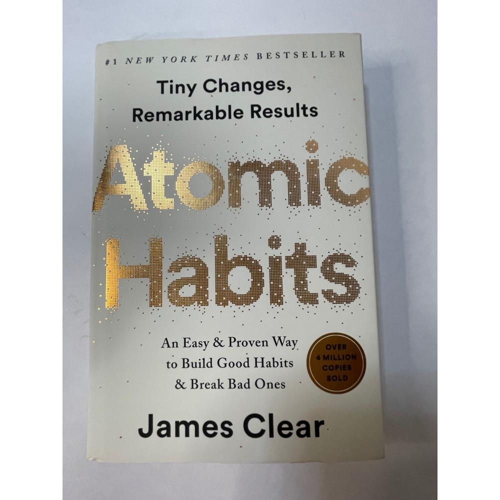 James Clear Atomic Habits Book‎ Excellent Hardcover 9780735211292